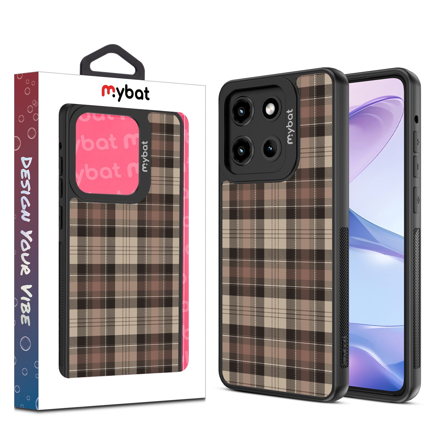 MyBat Design Lab Series Case for Motorola Moto G Stylus 5G (2025) / Moto G Stylus 5G (2026) - Mocha Flannel