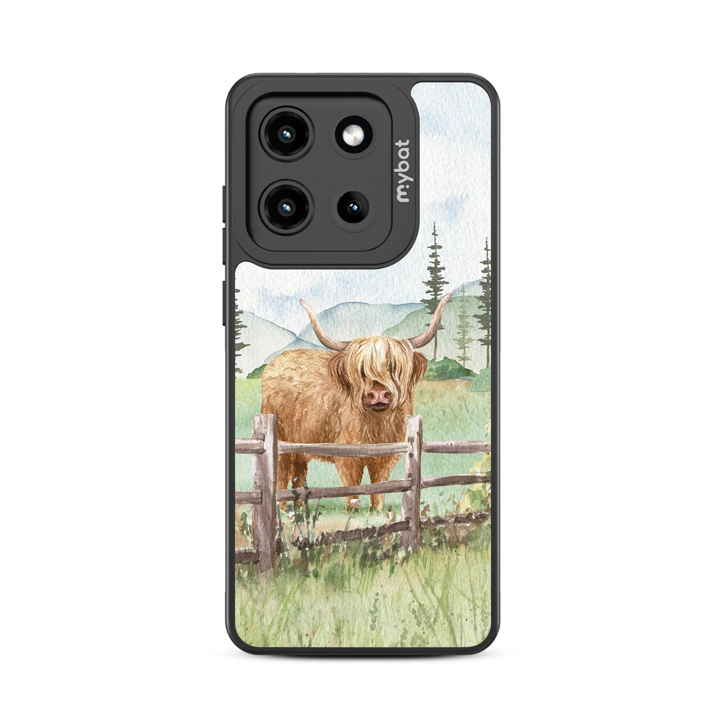 MyBat Design Lab Series Case for Motorola Moto G Stylus 5G (2025) / Moto G Stylus 5G (2026) - Highland Cow
