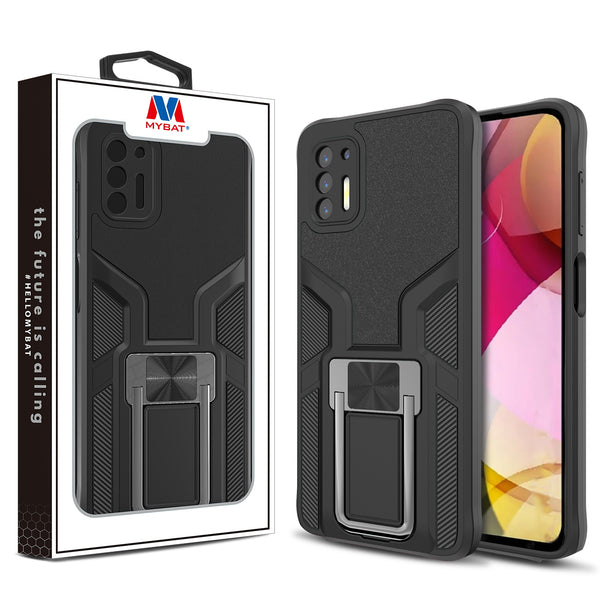MyBat Hybrid Protector Case (with Ring Stand) for Motorola Moto G Stylus (2021) - Black / Black - MMGST21CSFSSS561-1.jpg