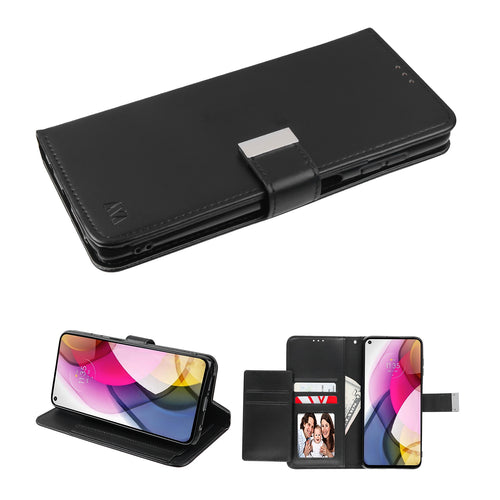MyBat MyJacket Wallet Xtra Series for Motorola Moto G Stylus (2021) - Black / Black - MMGST21PCMJG031-2.jpg
