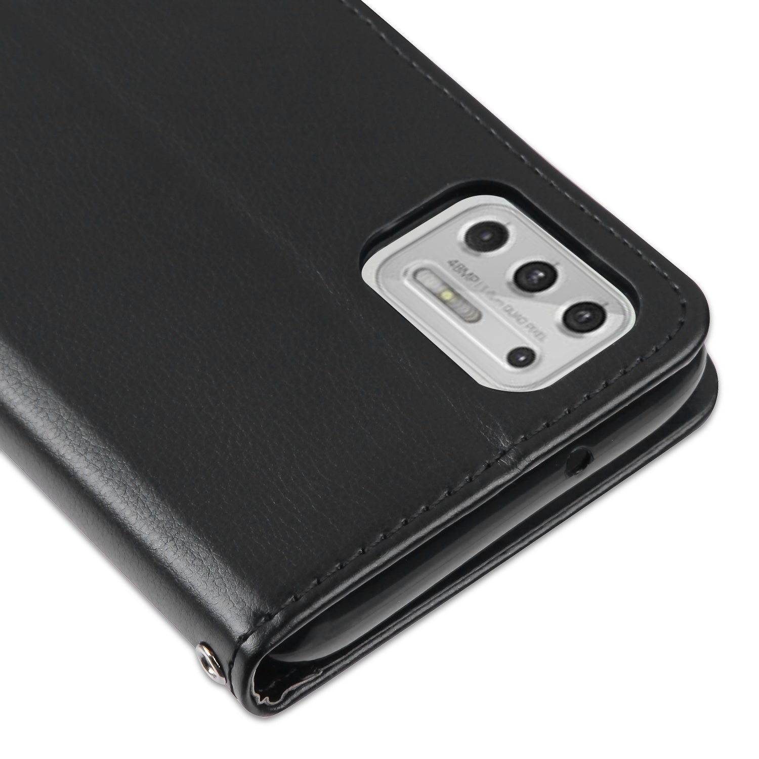 MyBat MyJacket Wallet Xtra Series for Motorola Moto G Stylus (2021) - Black / Black - MMGST21PCMJG031-5.jpg