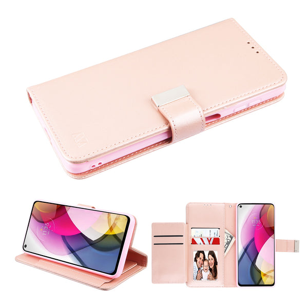 MyBat MyJacket Wallet Xtra Series for Motorola Moto G Stylus (2021) - Rose Gold - MMGST21PCMJG035-2.jpg