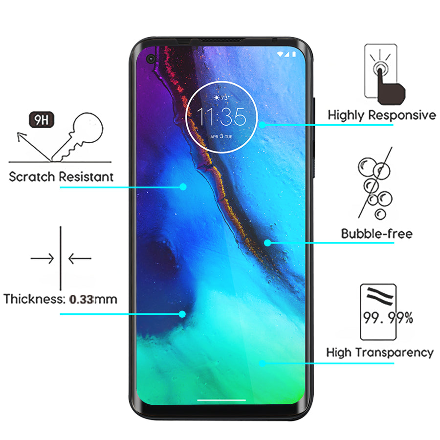 MyBat Full Coverage Tempered Glass Screen Protector for Motorola Moto G Stylus / Moto G Power - Black - MMGSTSC85A-4.jpg