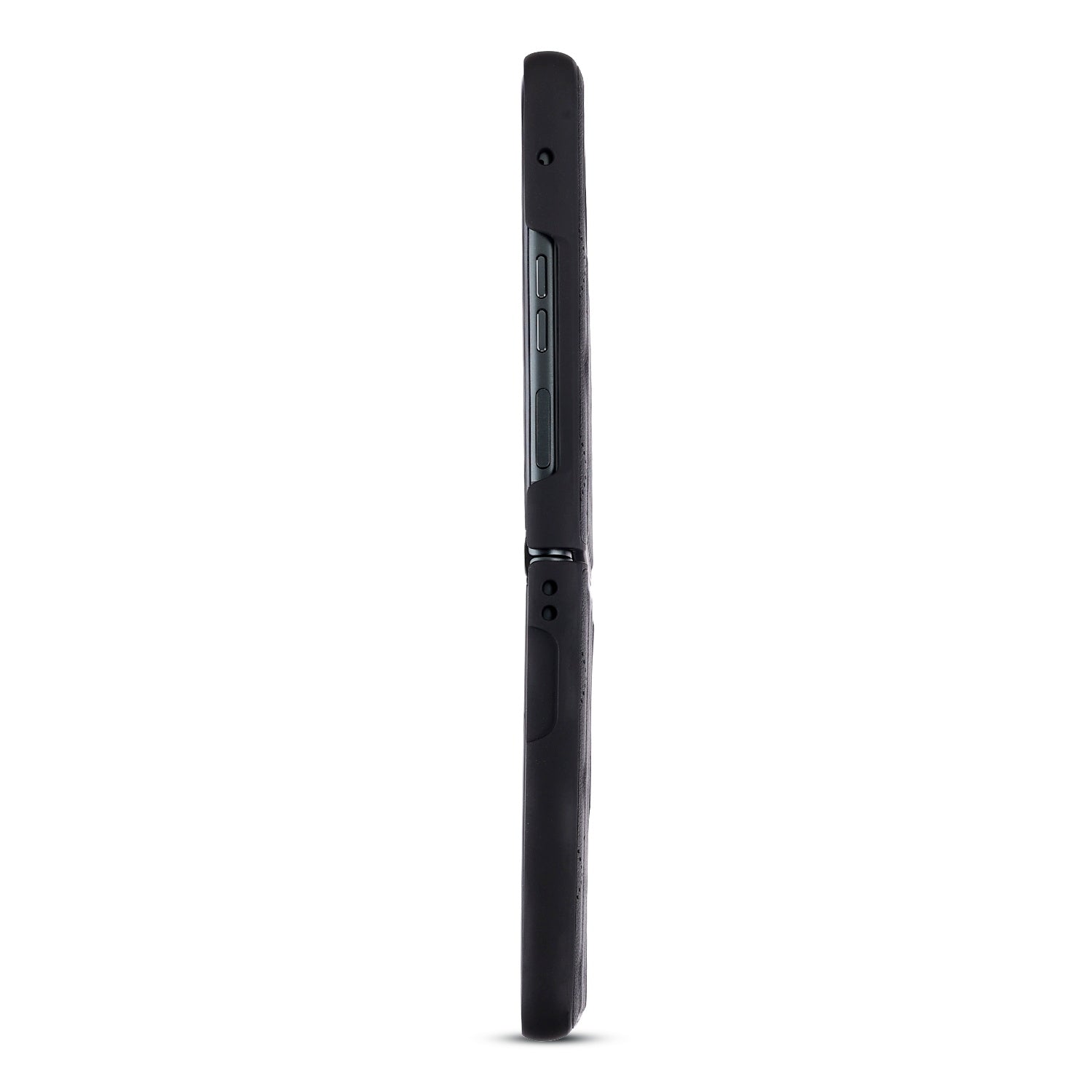 MyBat Leather Protector Case for Motorola razr (2023) - Black - MMRAZRCSFSSS441-4.jpg