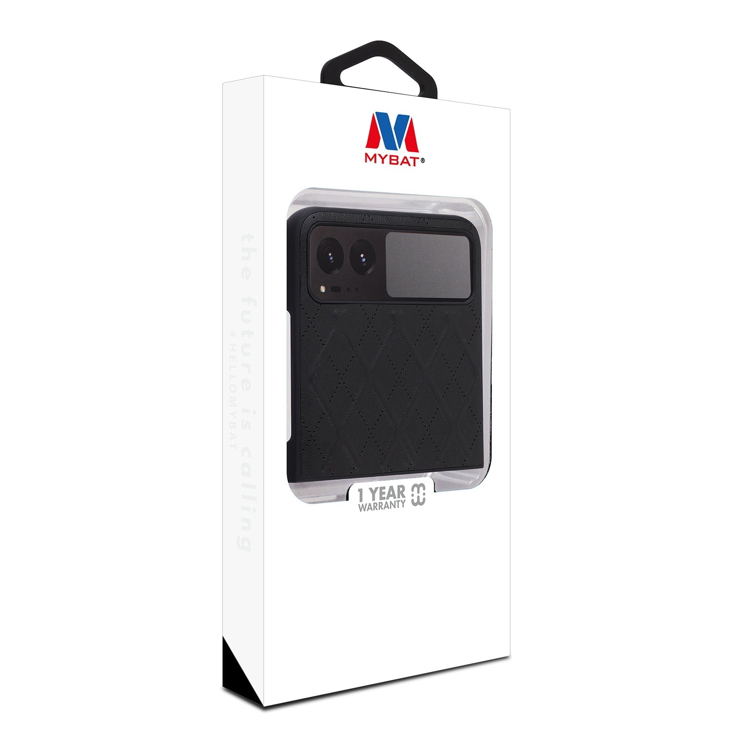 MyBat Leather Protector Case for Motorola razr (2023) - Black