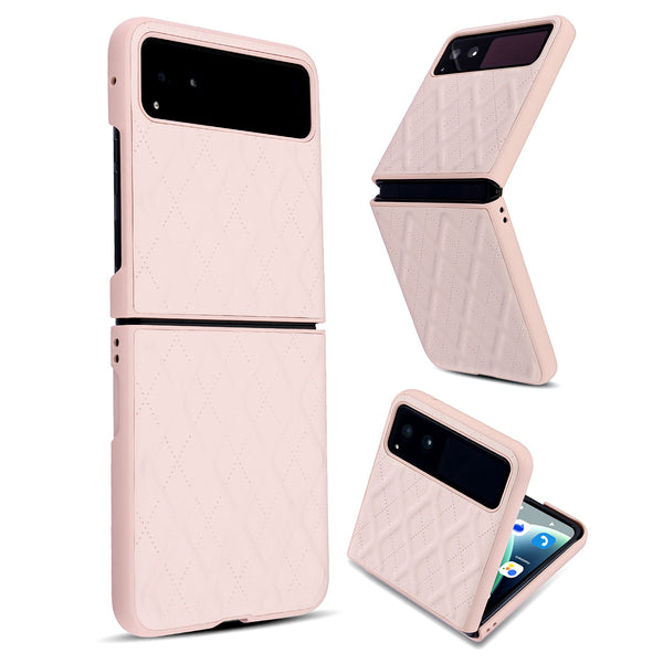 MyBat Leather Protector Case for Motorola razr (2023) - Pink - MMRAZRCSFSSS442-2.jpg