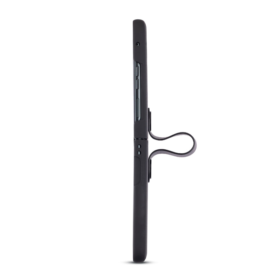 MyBat Leather Protector Case (with Lanyard) for Motorola razr (2023) - Black - MMRAZRCSFSSS461-4.jpg
