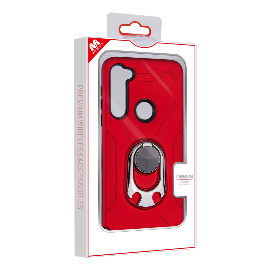 MyBat Hybrid Protector Cover (with Ring Holder Kickstand Bottle) for Motorola Moto G Stylus - Red / Black - MOTGSTHPCFSSO282-7.jpg