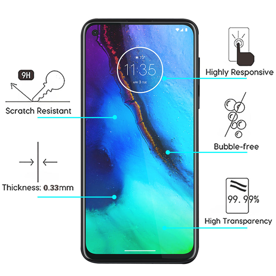 Airium Tempered Glass Screen Protector (2.5D) for Motorola Moto G Stylus / Moto G Power - Clear - MOTGSTLCDSCPR90-4.jpg