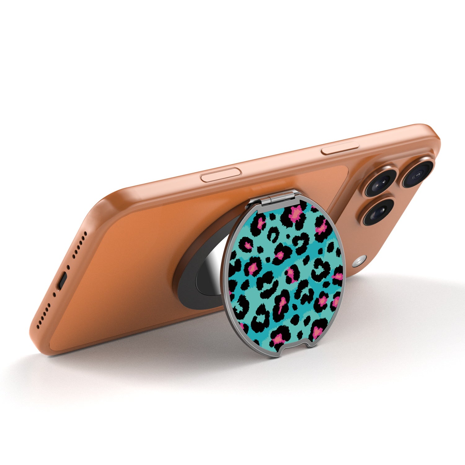 MyBat Design Lab MagSafe Selfie Mirror Kickstand - Black - Multicolor Leopard - MOTHMNUSU331-004-2.jpg