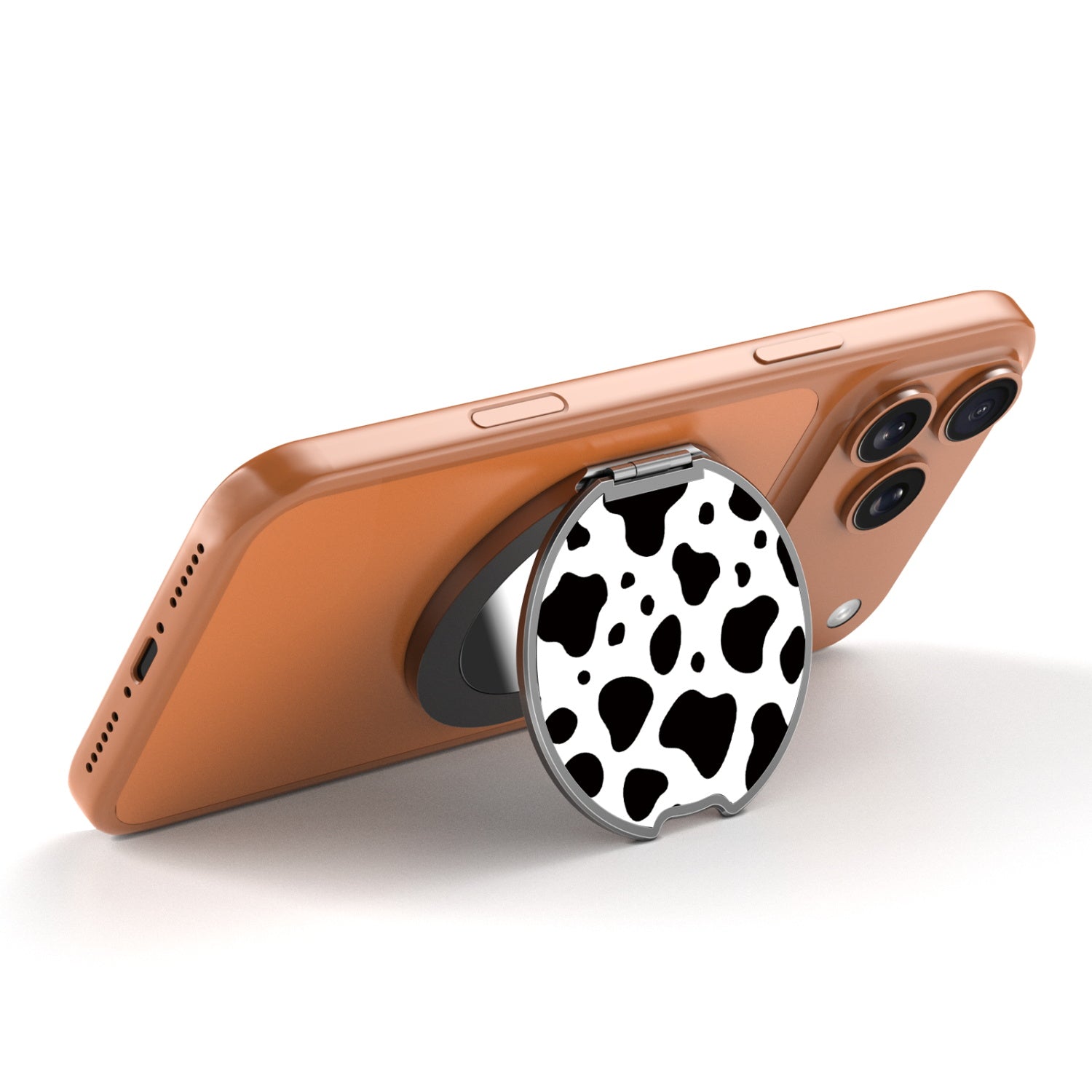 MyBat Design Lab MagSafe Selfie Mirror Kickstand - Black - Original Cow Print - MOTHMNUSU331-014-2.jpg