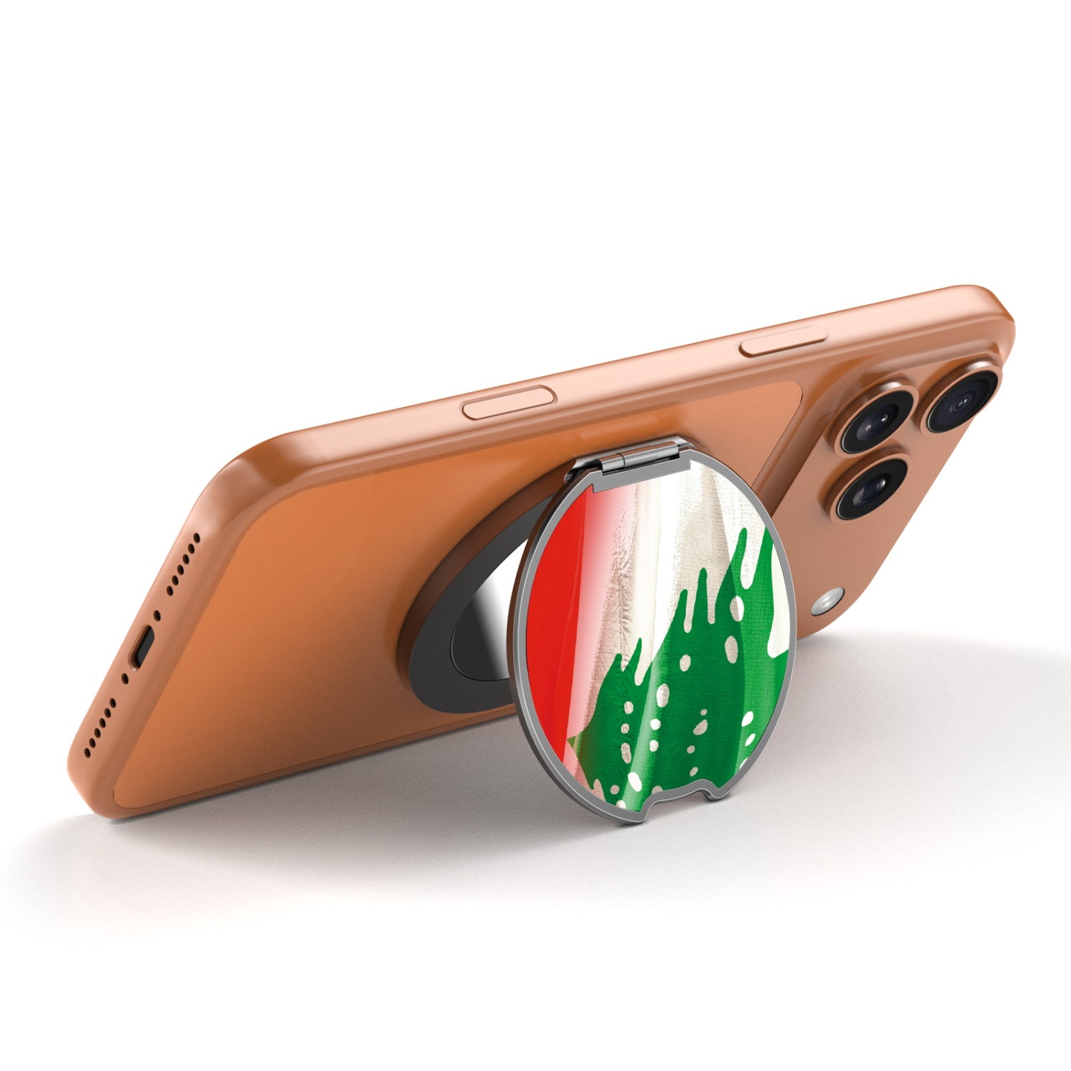 MyBat Design Lab MagSafe Selfie Mirror Kickstand - Black - Lebanese Flag - MOTHMNUSU331-033-2.jpg