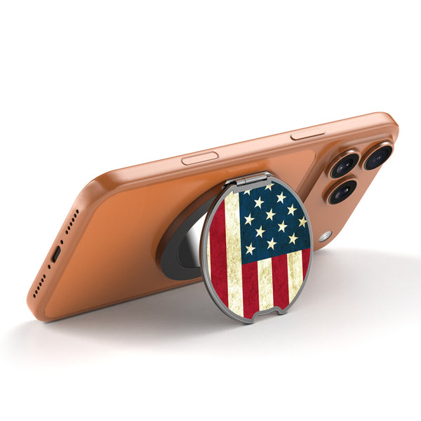MyBat Design Lab MagSafe Selfie Mirror Kickstand - Black - American Flag - MOTHMNUSU331-043-2.jpg