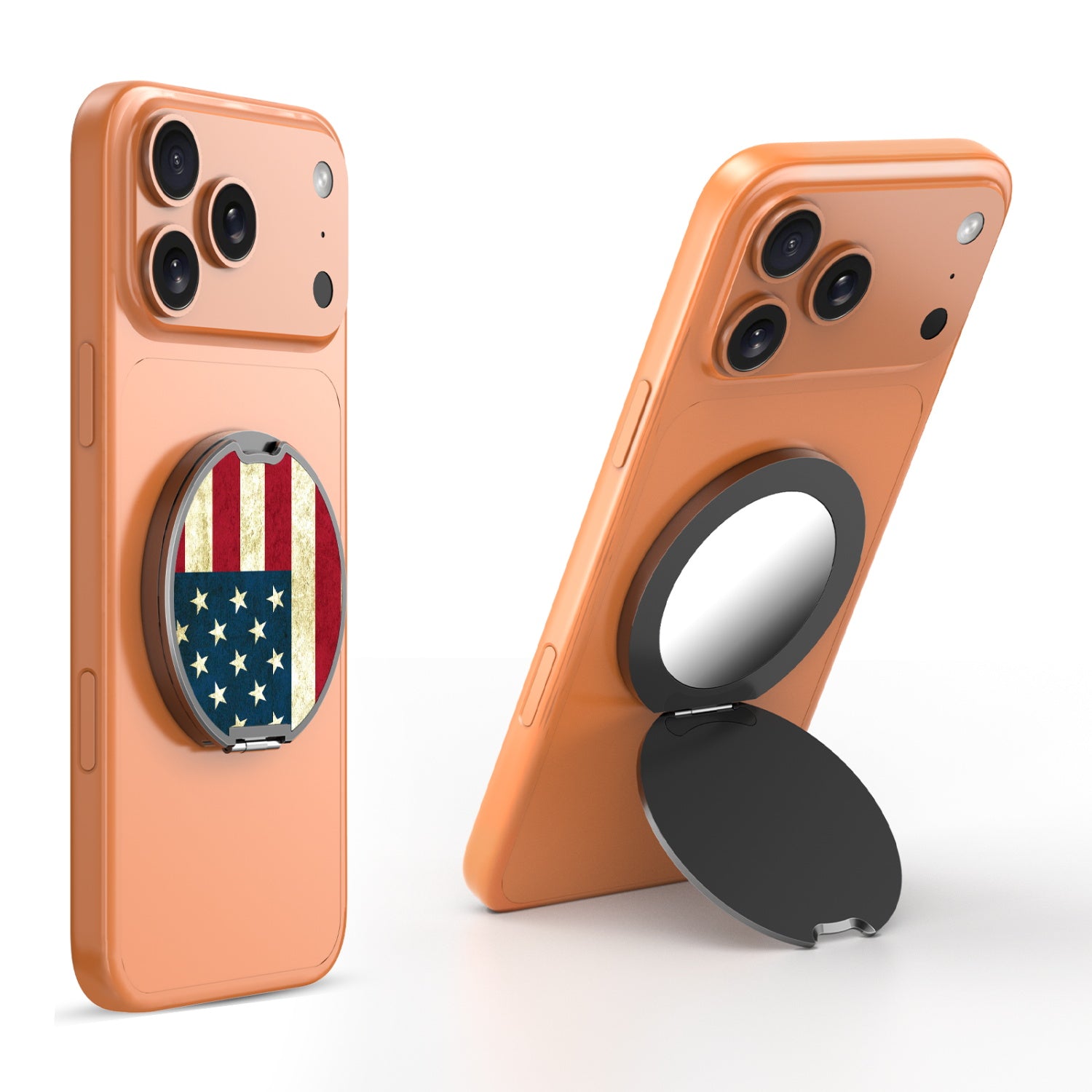 MyBat Design Lab MagSafe Selfie Mirror Kickstand - Black - American Flag - MOTHMNUSU331-043-3.jpg