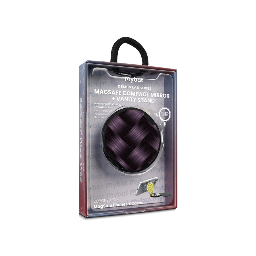 MyBat Design Lab MagSafe Selfie Mirror Kickstand - Black - Woven Carbon Fiber - MOTHMNUSU331-085-11.jpg