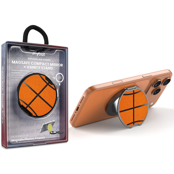 MyBat Design Lab MagSafe Selfie Mirror Kickstand - Black - Basketball - MOTHMNUSU331-087-1.jpg