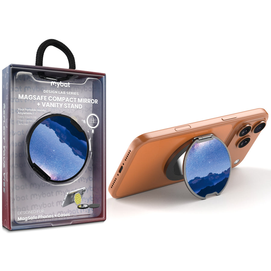 MyBat Design Lab MagSafe Selfie Mirror Kickstand - Black - Celestial Mountains - MOTHMNUSU331-126-1.jpg