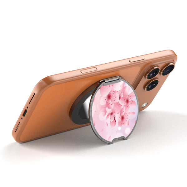MyBat Design Lab MagSafe Selfie Mirror Kickstand - Black - Cherry Blossoms - MOTHMNUSU331-131-2.jpg