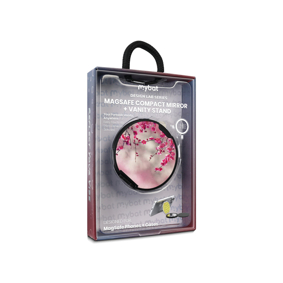MyBat Design Lab MagSafe Selfie Mirror Kickstand - Black - Sakura Blooms - MOTHMNUSU331-132-11.jpg