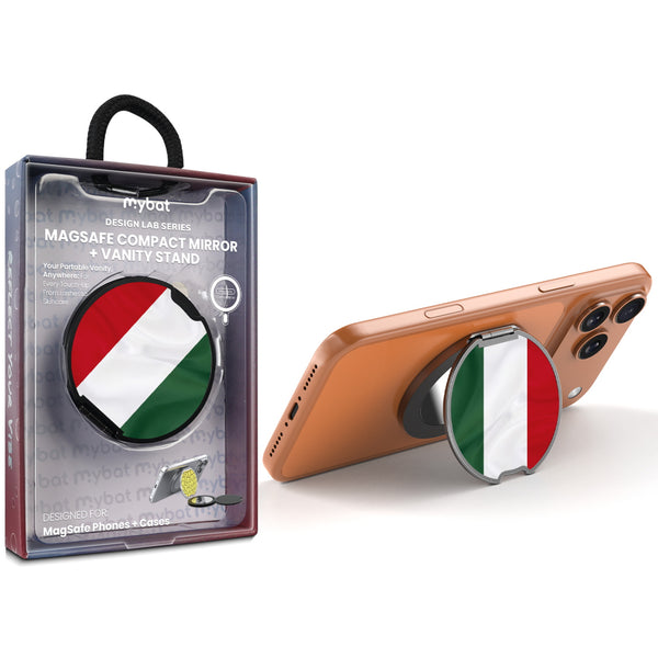 MyBat Design Lab MagSafe Selfie Mirror Kickstand - Black - Hungary Flag - MOTHMNUSU331-149-1.jpg