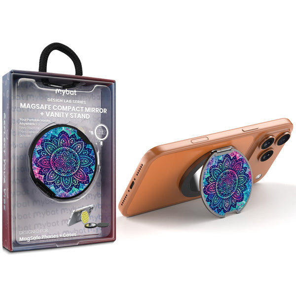 MyBat Design Lab MagSafe Selfie Mirror Kickstand - Black - Cosmic Mandala - MOTHMNUSU331-165-1.jpg