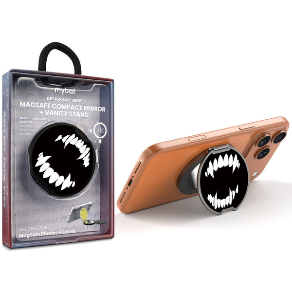 MyBat Design Lab MagSafe Selfie Mirror Kickstand - Black - Vampire Fangs - MOTHMNUSU331-230-1.jpg
