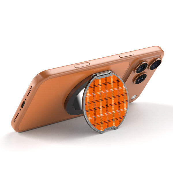 MyBat Design Lab MagSafe Selfie Mirror Kickstand - Black - Pumpkin Plaid - MOTHMNUSU331-244-2.jpg
