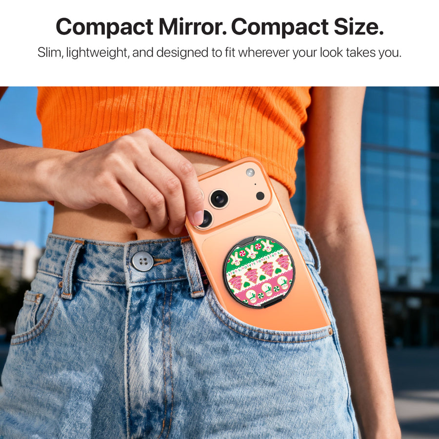 MyBat Design Lab MagSafe Selfie Mirror Kickstand - Black - Season's Greeting - MOTHMNUSU331-277-10.jpg
