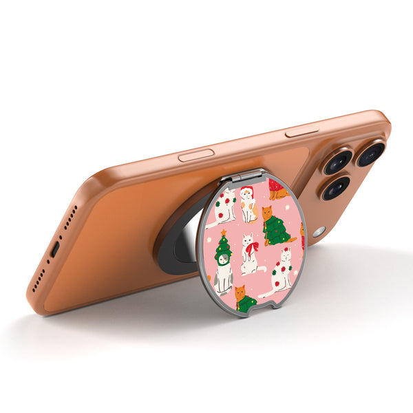 MyBat Design Lab MagSafe Selfie Mirror Kickstand - Black - Meowy Christmas - MOTHMNUSU331-286-2.jpg