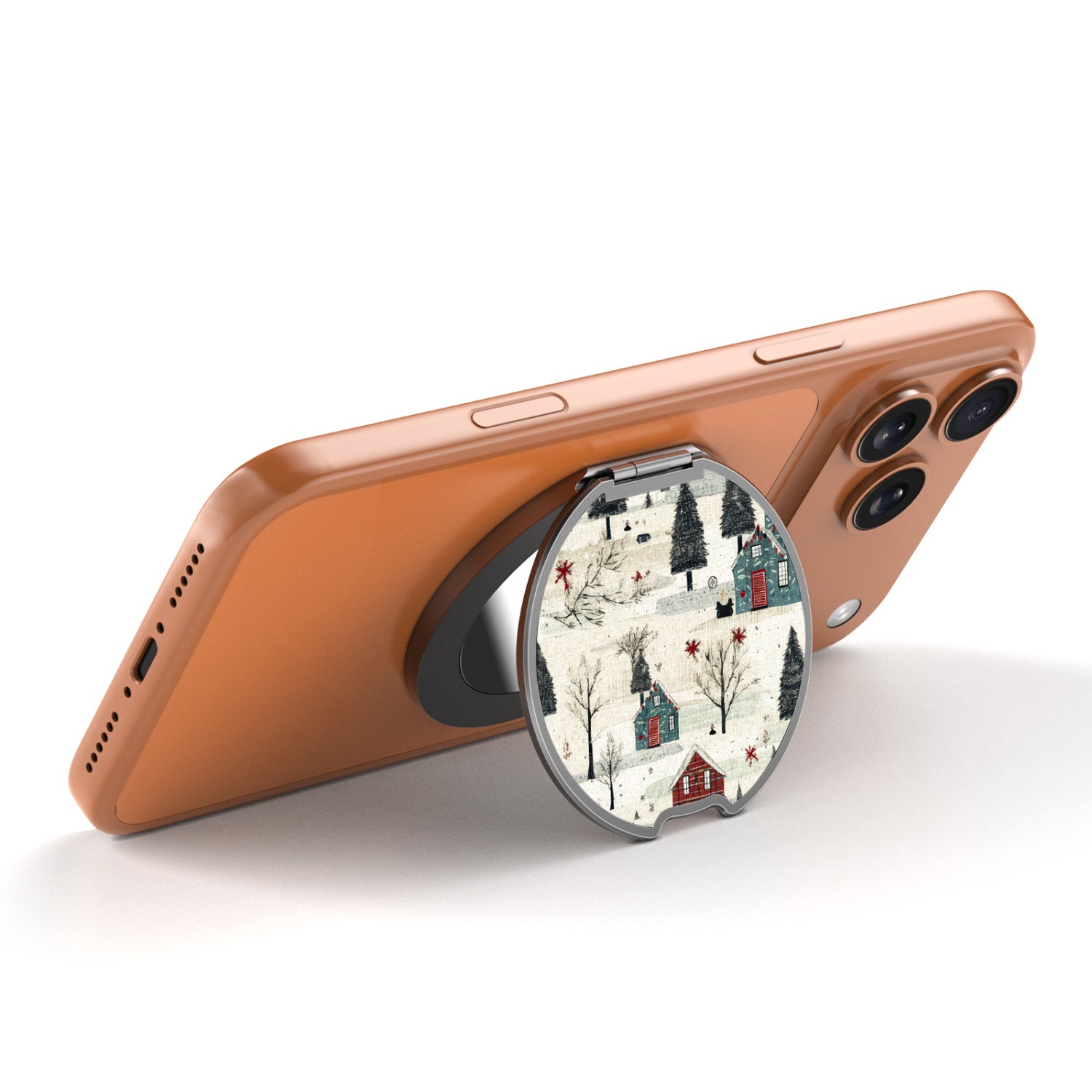 MyBat Design Lab MagSafe Selfie Mirror Kickstand - Black - Charming Cottages - MOTHMNUSU331-294-2.jpg