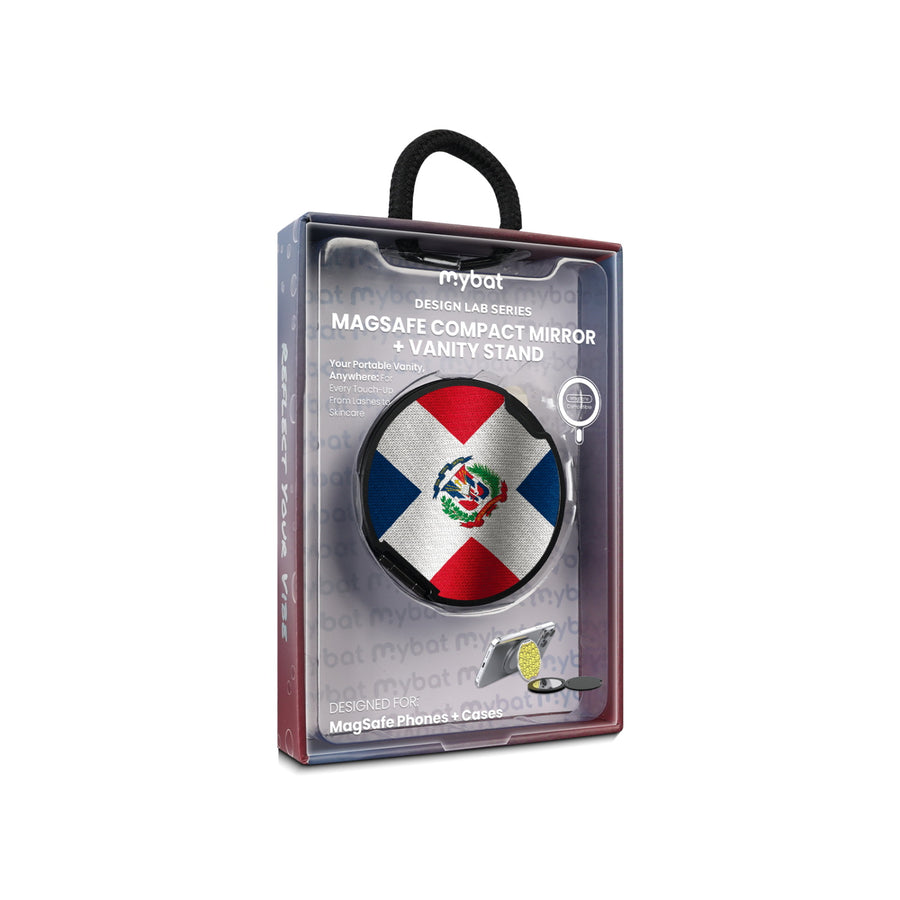 MyBat Design Lab MagSafe Selfie Mirror Kickstand - Black - Dominican Republic Flag - MOTHMNUSU331-307-11.jpg
