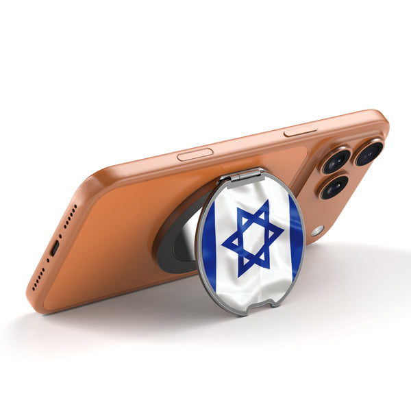MyBat Design Lab MagSafe Selfie Mirror Kickstand - Black - Israel Flag - MOTHMNUSU331-308-2.jpg