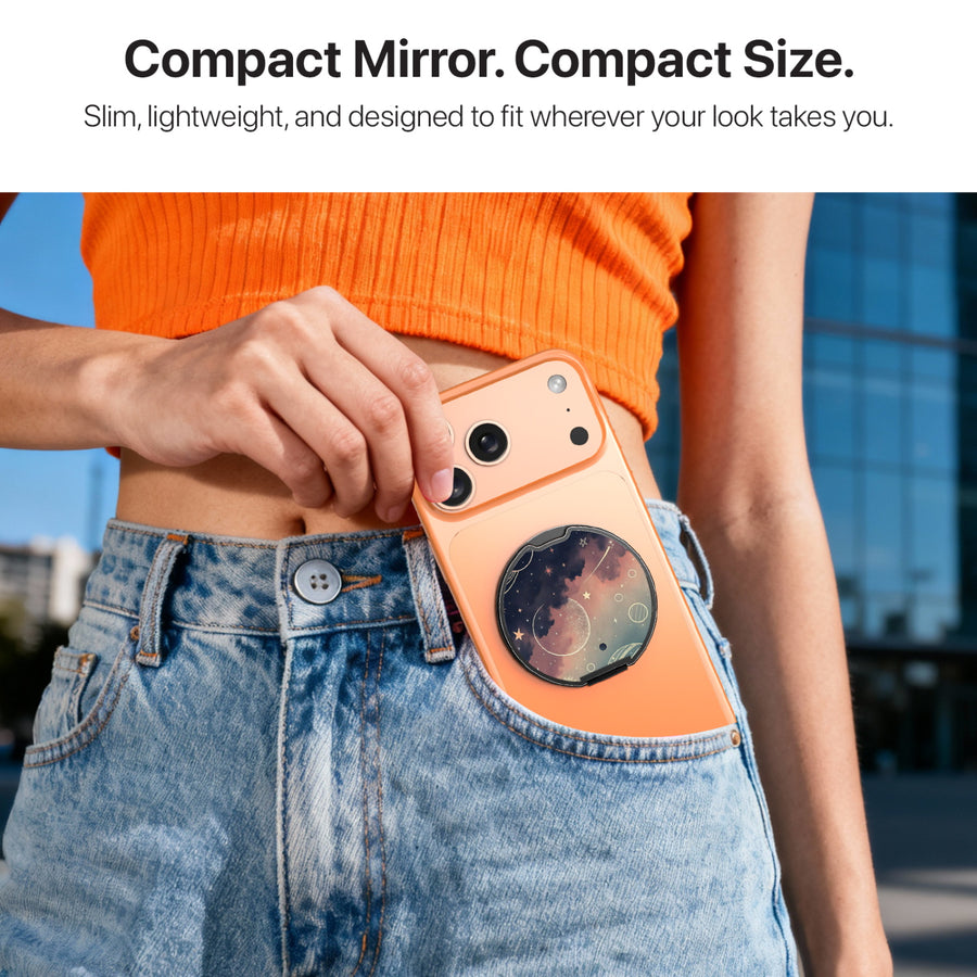 MyBat Design Lab MagSafe Selfie Mirror Kickstand - Black - Planets and Stars - MOTHMNUSU331-356-10.jpg