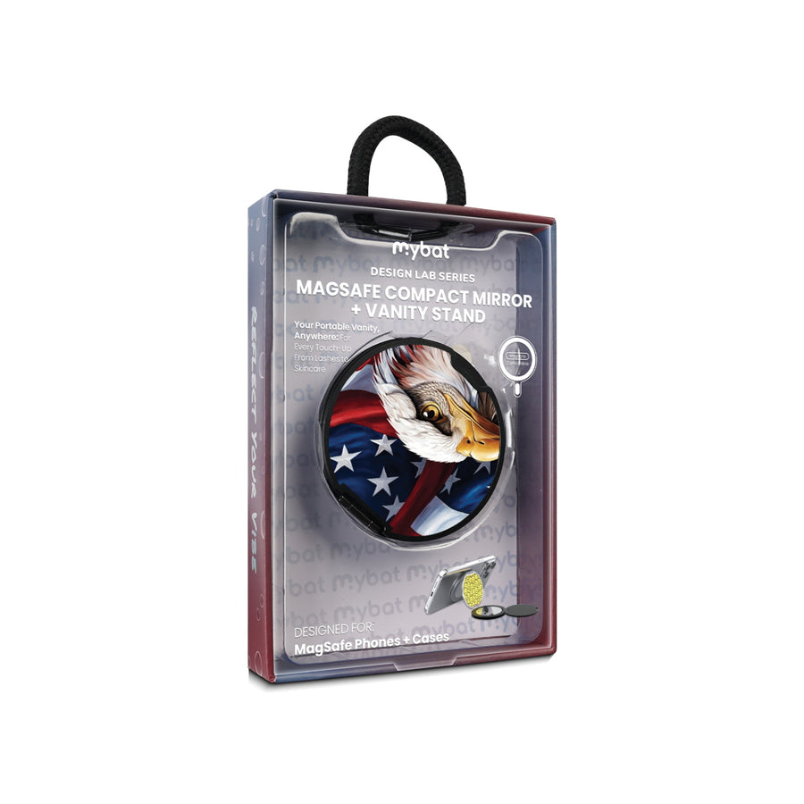 MyBat Design Lab MagSafe Selfie Mirror Kickstand - Black - Proud American Eagle - MOTHMNUSU331-362-11.jpg