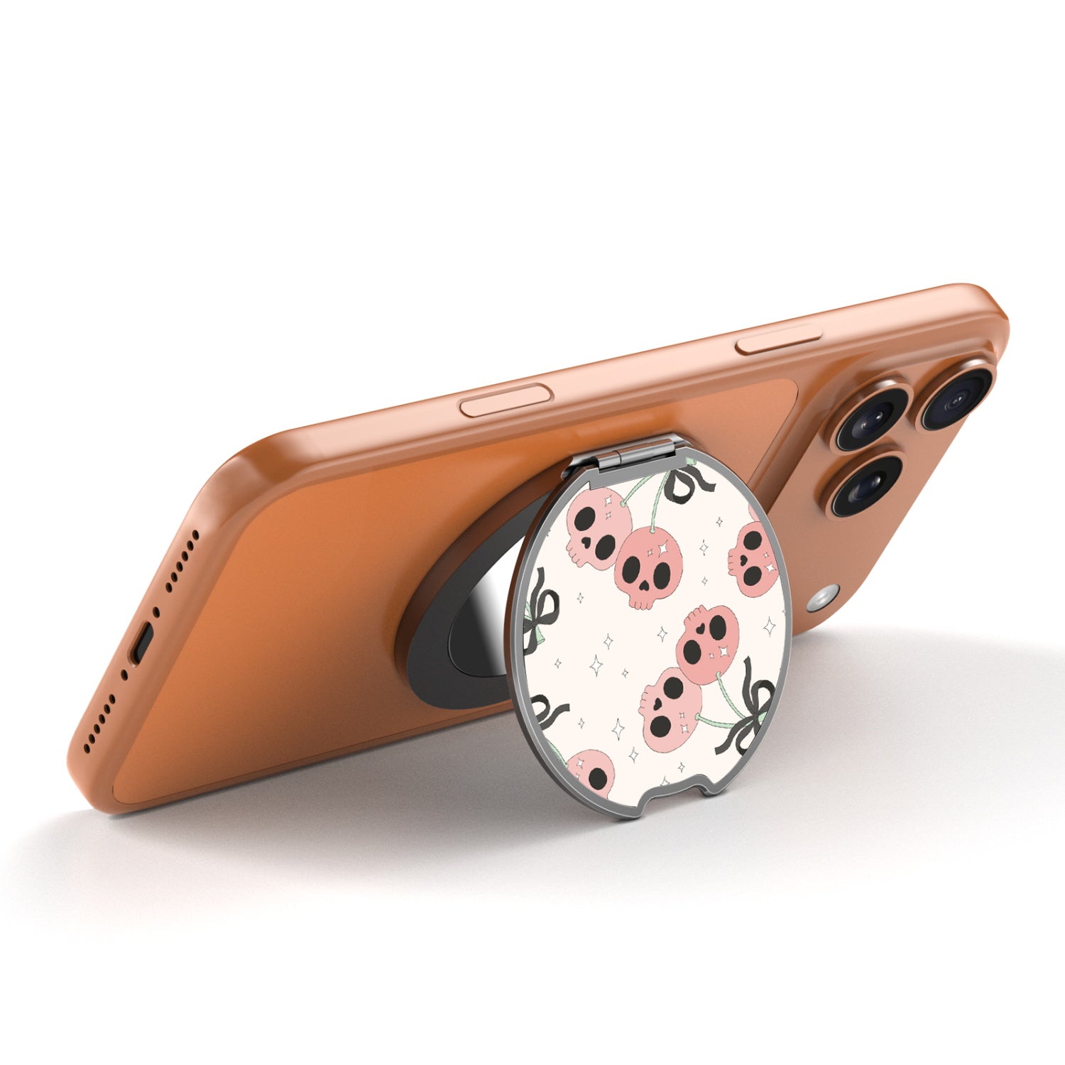 MyBat Design Lab MagSafe Selfie Mirror Kickstand - Black - Cherry Skulls - MOTHMNUSU331-408-2.jpg