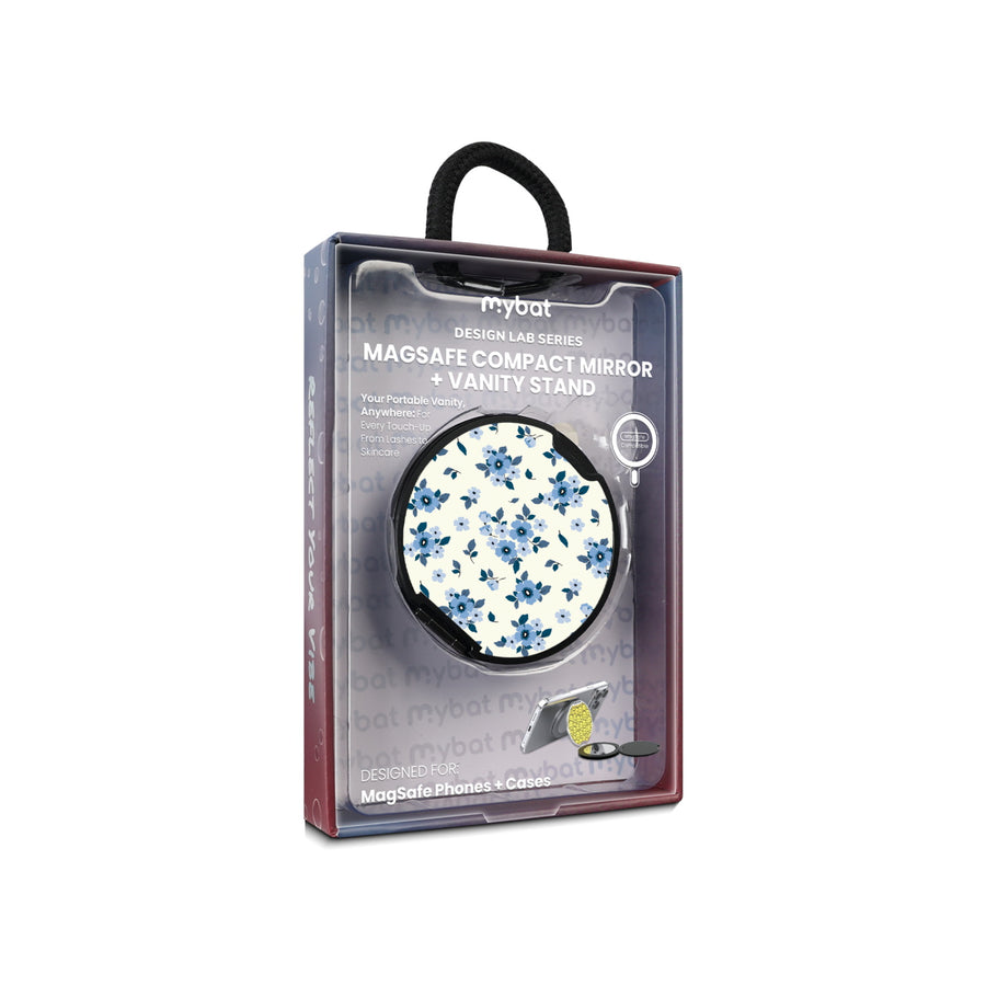 MyBat Design Lab MagSafe Selfie Mirror Kickstand - Black - Porcelain Petals - MOTHMNUSU331-437-11.jpg