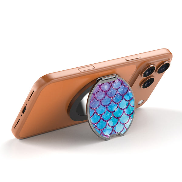 MyBat Design Lab MagSafe Selfie Mirror Kickstand - Black - Mermaid Scales - MOTHMNUSU331-458-2.jpg