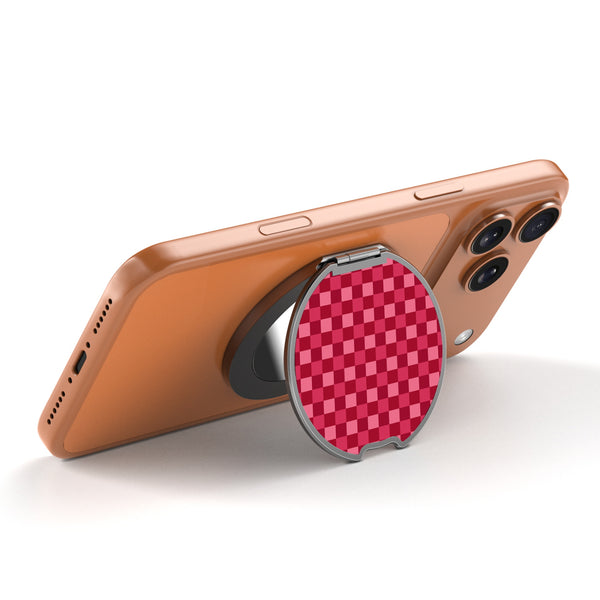 MyBat Design Lab MagSafe Selfie Mirror Kickstand - Black - Raspberry Check - MOTHMNUSU331-481-2.jpg