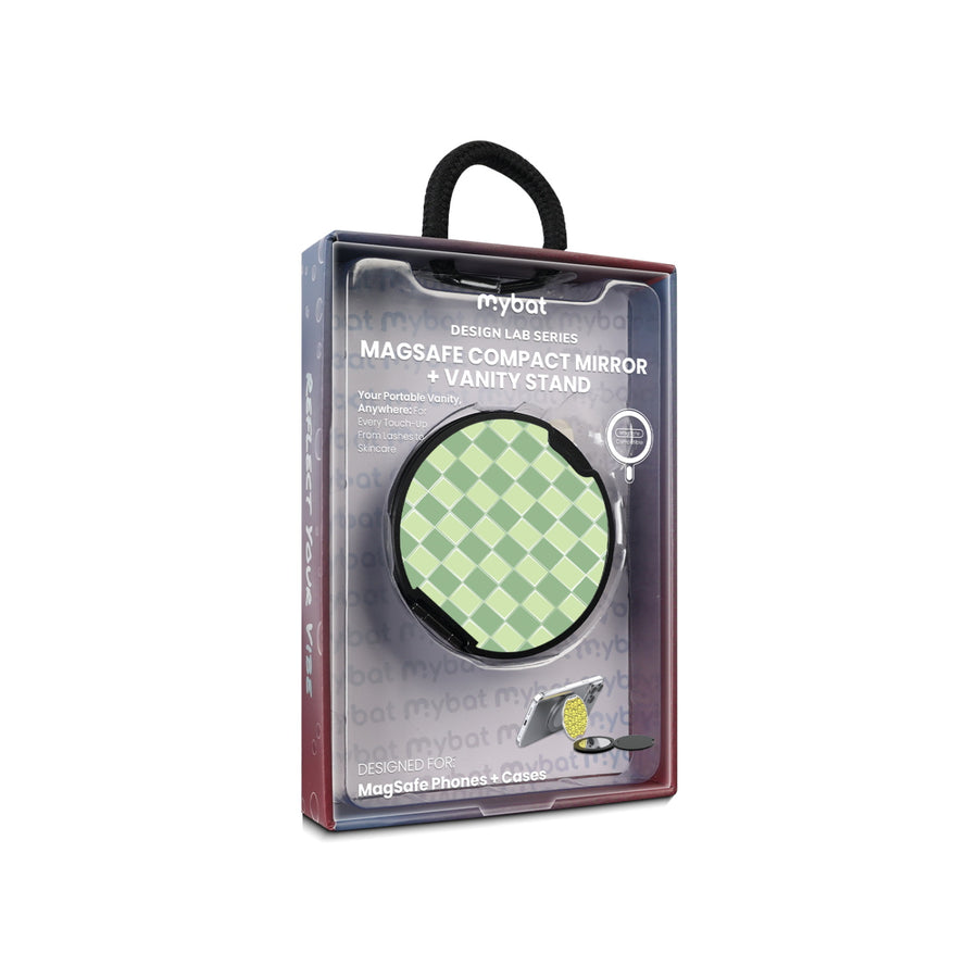 MyBat Design Lab MagSafe Selfie Mirror Kickstand - Black - Matcha Check - MOTHMNUSU331-482-11.jpg