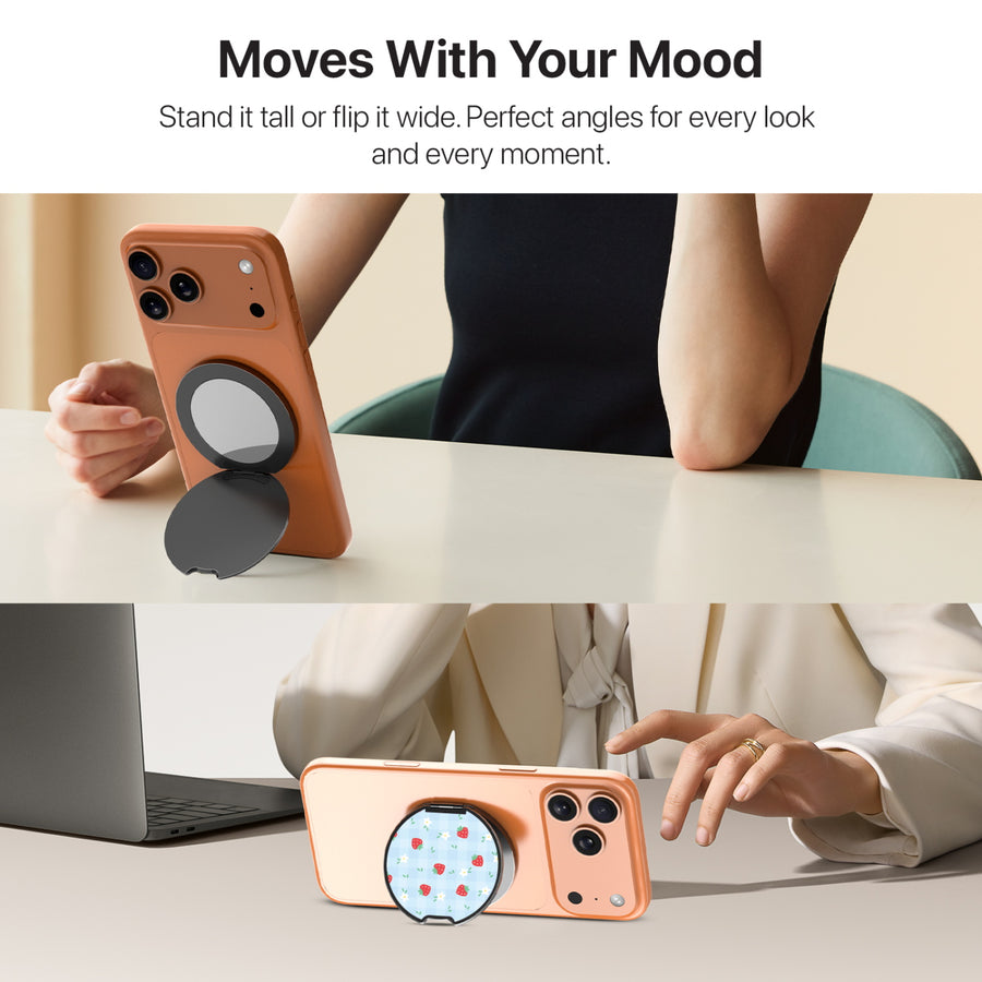 MyBat Design Lab MagSafe Selfie Mirror Kickstand - Black - Sweet Strawberry - MOTHMNUSU331-525-6.JPG