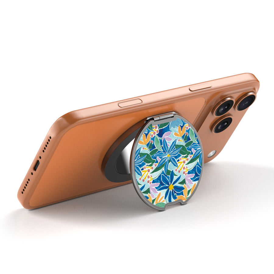 MyBat Design Lab MagSafe Selfie Mirror Kickstand - Black - Exotic Bloom - MOTHMNUSU331-529-1.JPG