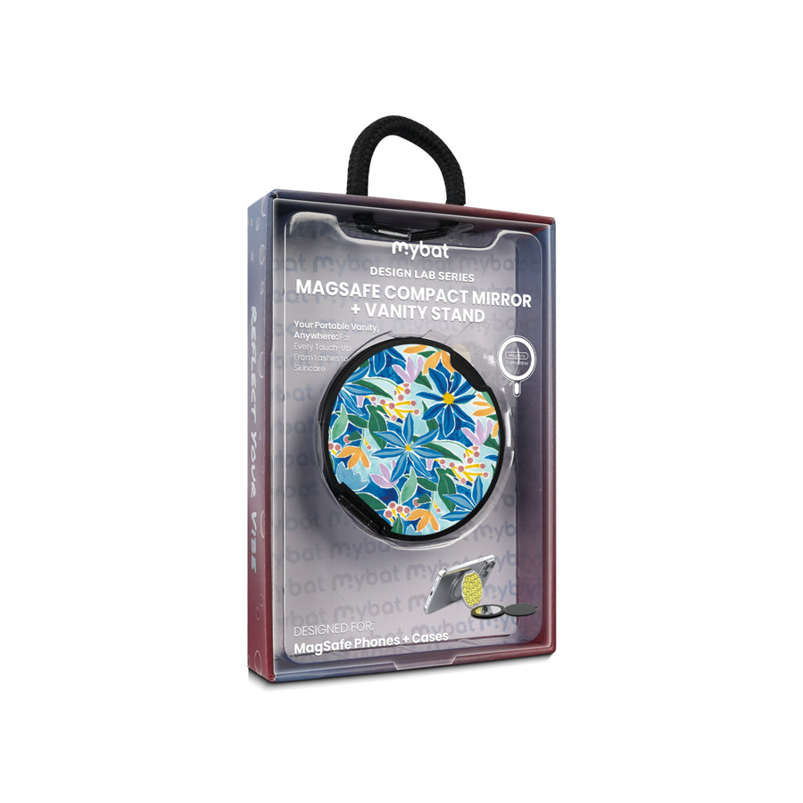 MyBat Design Lab MagSafe Selfie Mirror Kickstand - Black - Exotic Bloom - MOTHMNUSU331-529-20.JPG