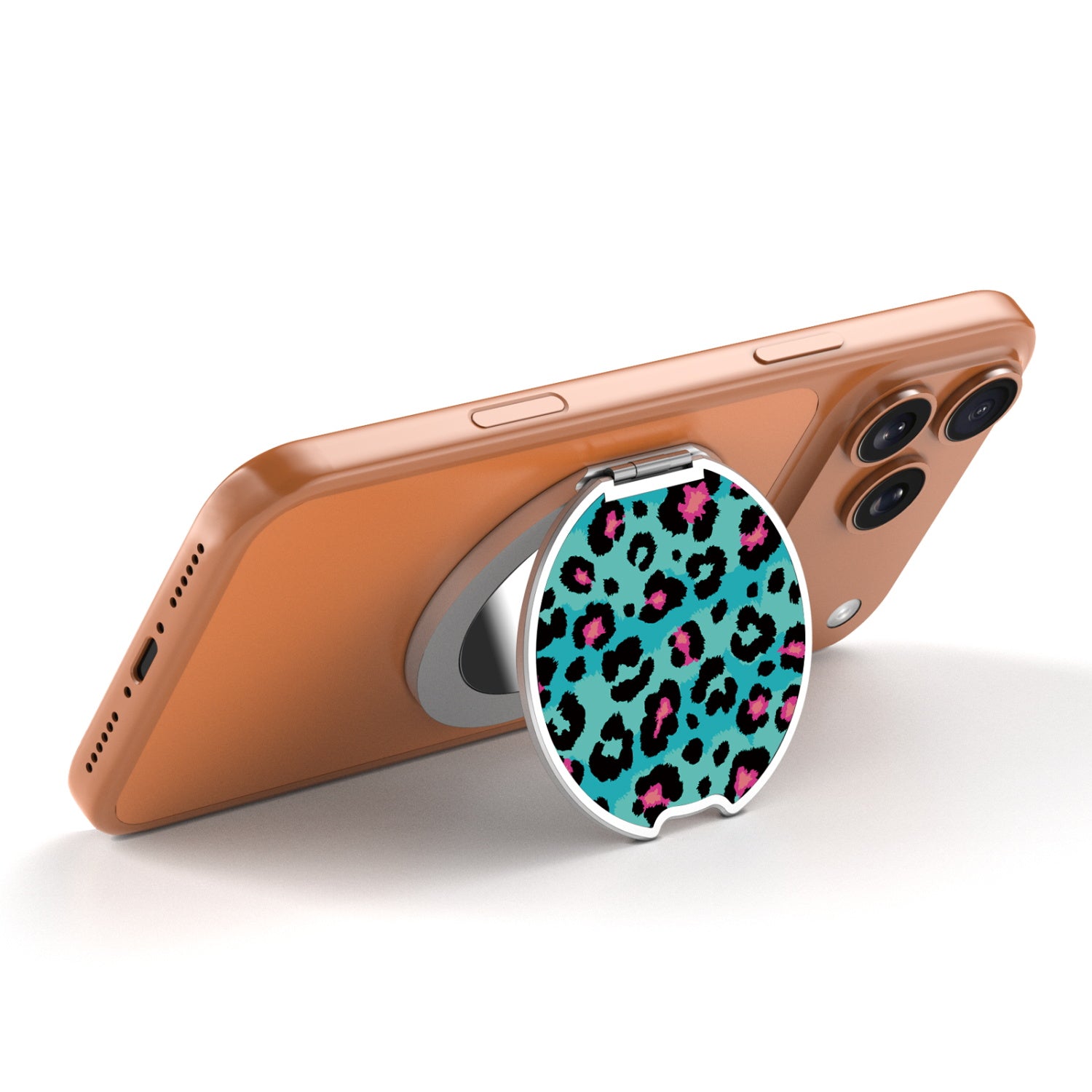 MyBat Design Lab MagSafe Selfie Mirror Kickstand - Silver - Multicolor Leopard - MOTHMNUSU332-004-2.jpg