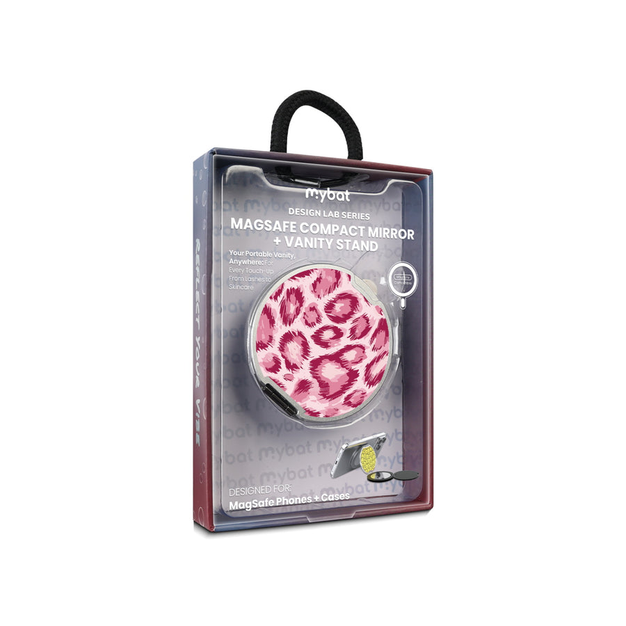 MyBat Design Lab MagSafe Selfie Mirror Kickstand - Silver - Pink Leopard Print - MOTHMNUSU332-007-11.jpg