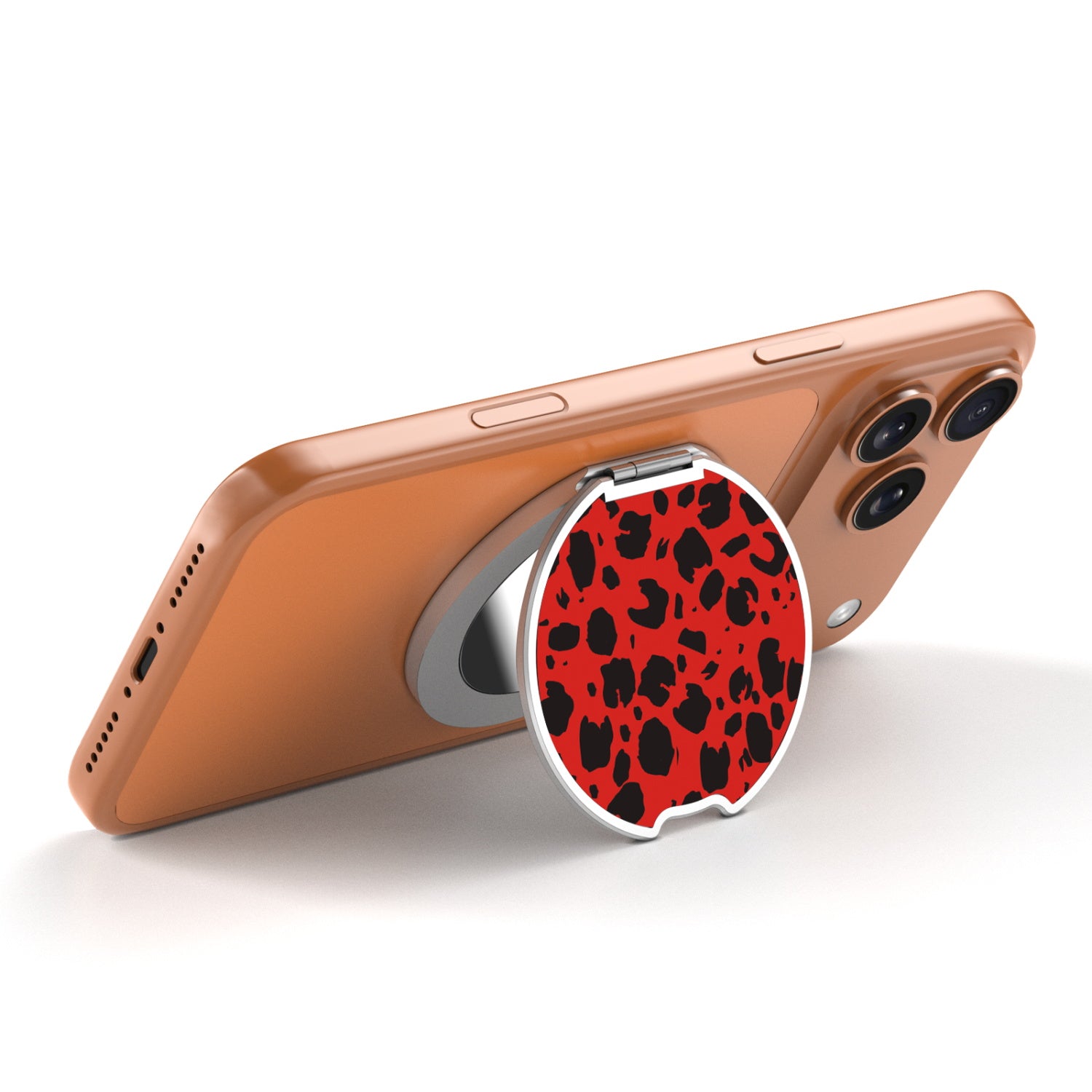MyBat Design Lab MagSafe Selfie Mirror Kickstand - Silver - Red Leopard Print - MOTHMNUSU332-008-2.jpg