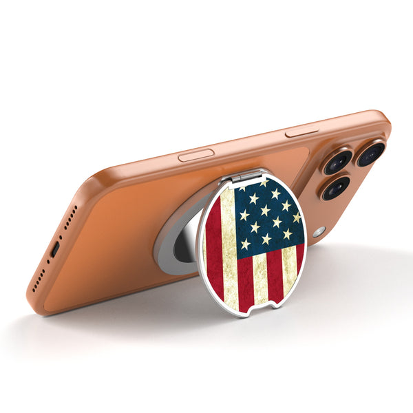 MyBat Design Lab MagSafe Selfie Mirror Kickstand - Silver - American Flag - MOTHMNUSU332-043-2.jpg