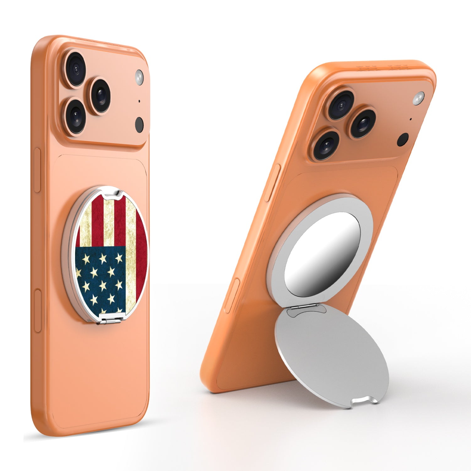 MyBat Design Lab MagSafe Selfie Mirror Kickstand - Silver - American Flag - MOTHMNUSU332-043-3.jpg
