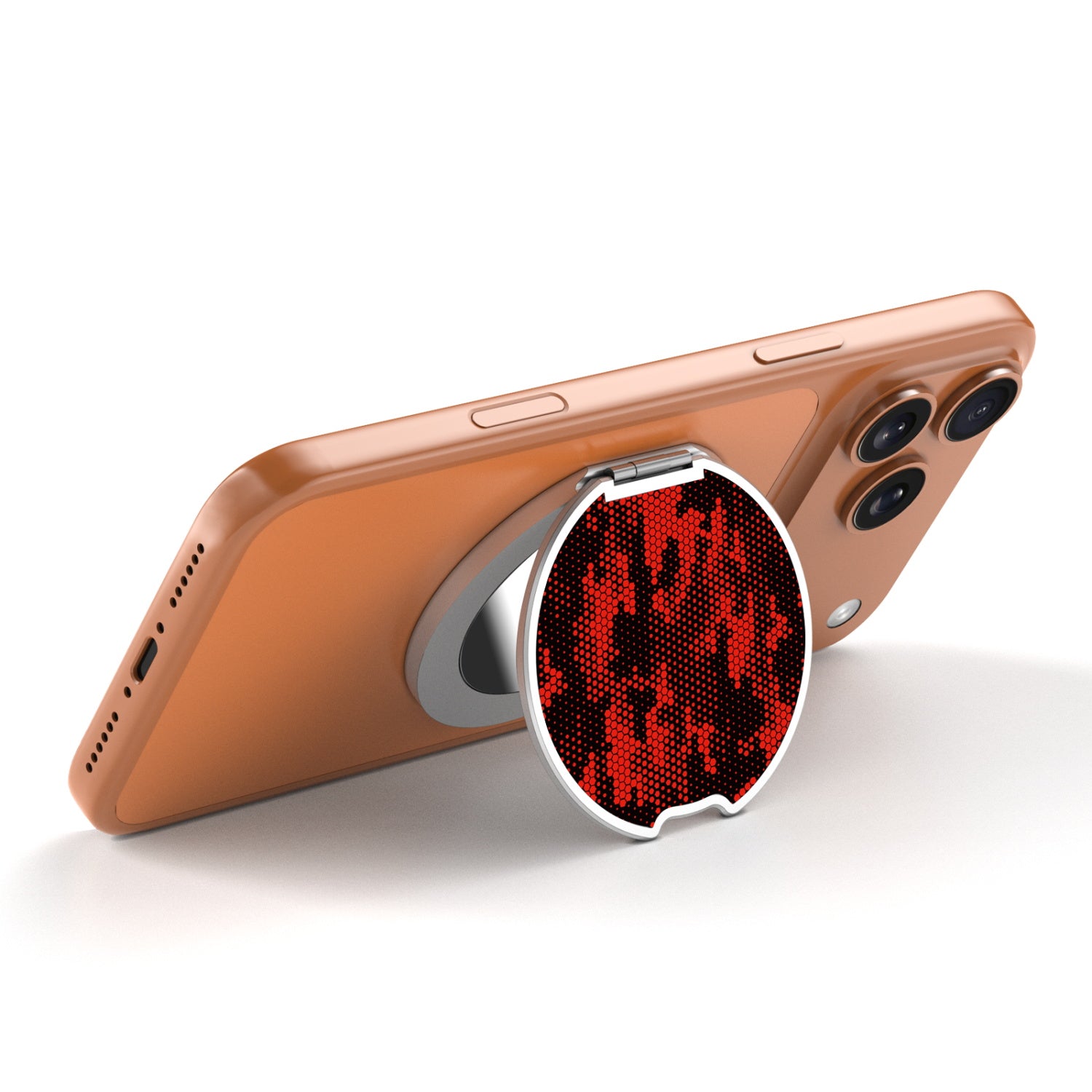 MyBat Design Lab MagSafe Selfie Mirror Kickstand - Silver - Red Digital Camouflage - MOTHMNUSU332-086-2.jpg