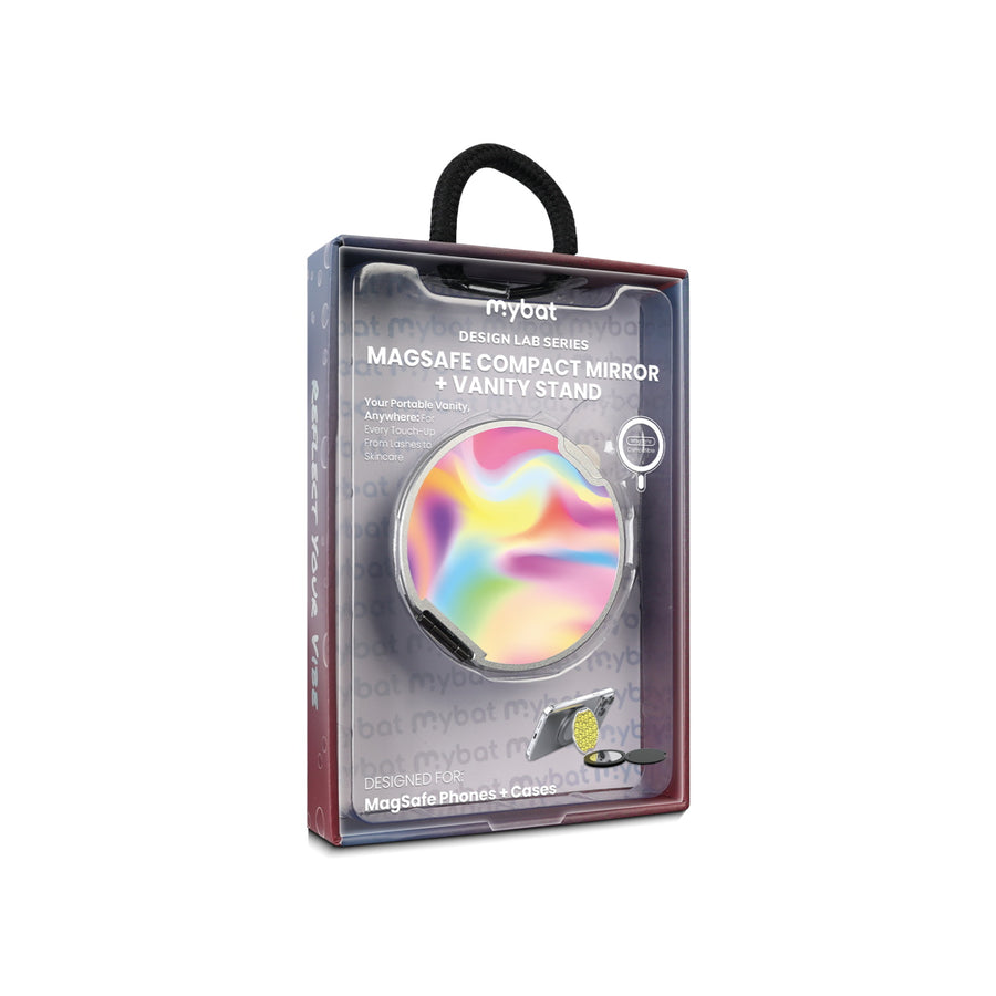 MyBat Design Lab MagSafe Selfie Mirror Kickstand - Silver - Iridescent - MOTHMNUSU332-101-11.jpg