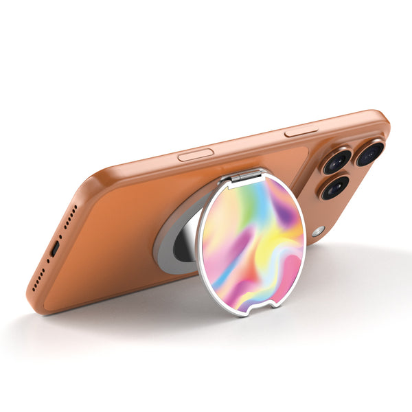 MyBat Design Lab MagSafe Selfie Mirror Kickstand - Silver - Iridescent - MOTHMNUSU332-101-2.jpg
